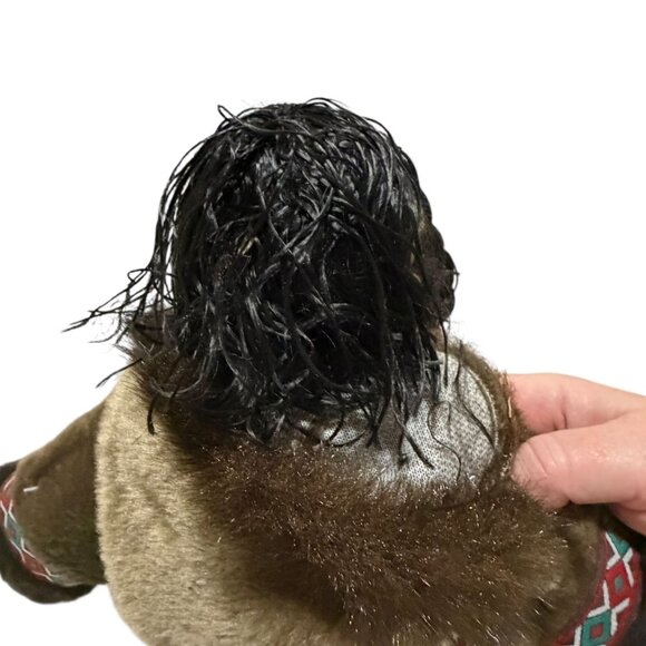 Alaskan-Inspired Rennoc Vintage Doll Eskimo Faux Fur Coat Boots - Picture 7 of 8